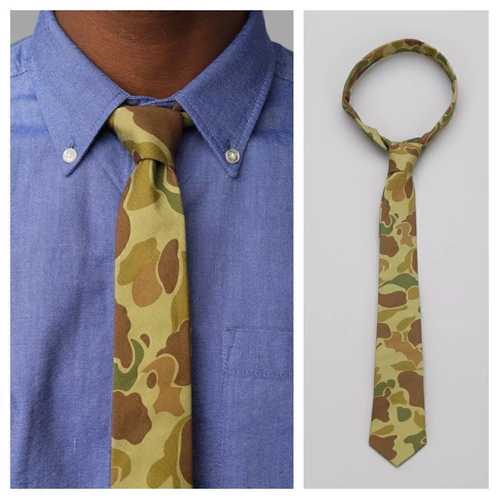 Urban Outfitters Penfield Lawndale Unisex Camo Tie 100% Cotton